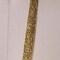 2 Yards Gold Glitter Elastic Trim 5/8" Stretchy Trim for Headbands & Crafts